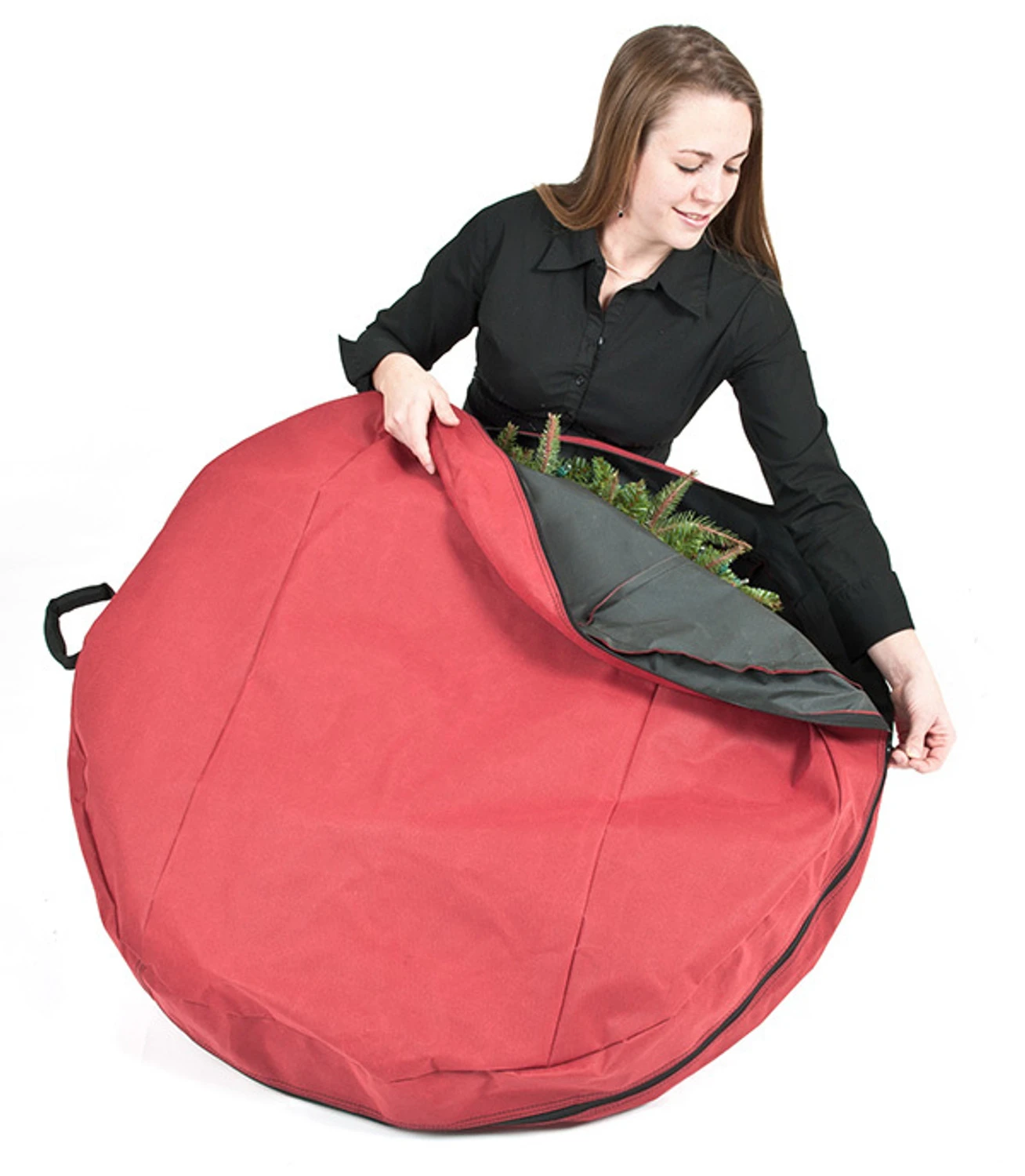 Santa's Bags 36" Direct Suspend Wreath Storage Bag With Handle 10175 3 Santa's Bags 36" Direct Suspend Wreath Storage Bag With Handle 10175