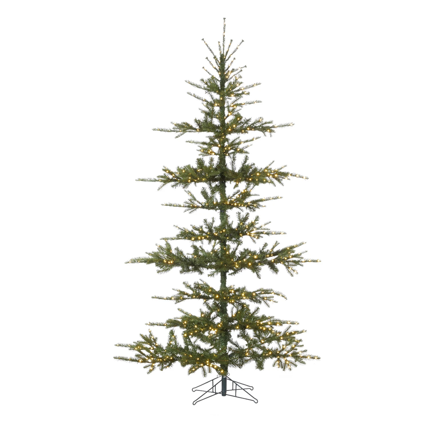 Raz 7.5' Pre-Lit Green Noble Fir Christmas Tree T4147022 4 Raz 7.5' Pre-Lit Green Noble Fir Christmas Tree T4147022 - Image 2