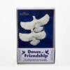 Kurt Adler 4.5" Friendship Dove Christmas Ornaments Set Of 2 C6699 -Holiday Decorations apixalj2x 31167.1646091866