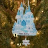 Blue And White Ice Castle Personalized Christmas Ornament OR1462 -Holiday Decorations apixnhjtq 08634.1646091961