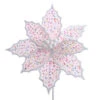 Kurt Adler 14" Pink Frosted Poinsettia Christmas Tree Pick C0293 -Holiday Decorations c0293 38876.1677094075