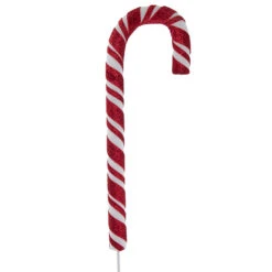 Kurt Adler 29" Red And White Large Candy Cane Christmas Tree Pick C7072
