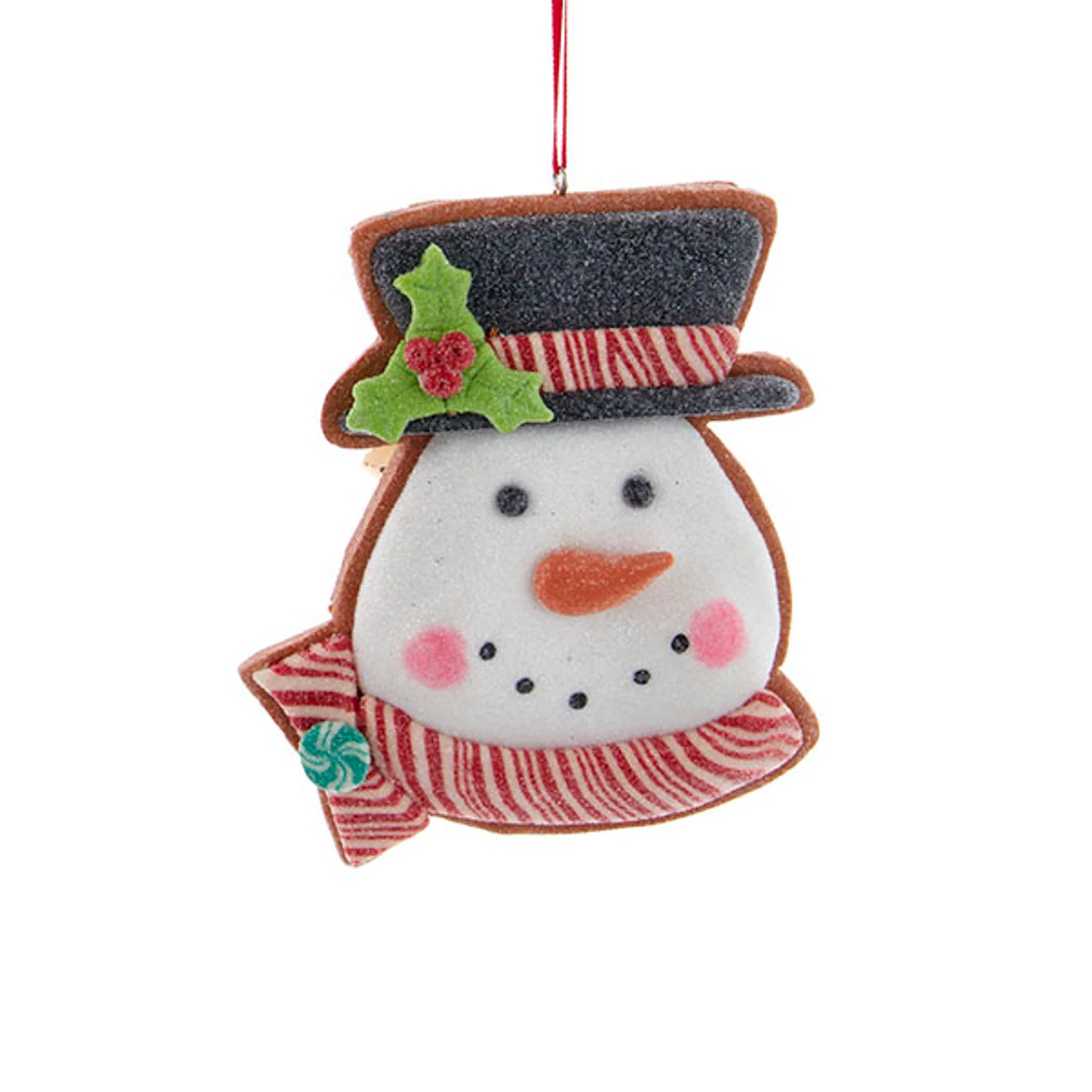 Kurt Adler 4.85" Set Of 4 Claydough Cookie Christmas Ornament D4156 6 Kurt Adler 4.85" Set Of 4 Claydough Cookie Christmas Ornament D4156 - Image 4