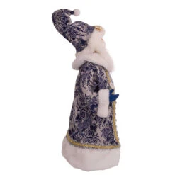 Kurt Adler 18" Blue Delft Santa Holding Sign Christmas Figure J6098 -Holiday Decorations j6098 02 31685.1678115423