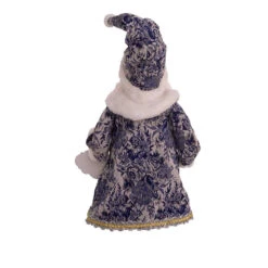 Kurt Adler 18" Blue Delft Santa Holding Sign Christmas Figure J6098 -Holiday Decorations j6098 03 13515.1678115419