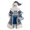 Kurt Adler 18" Blue Delft Santa Holding Sign Christmas Figure J6098 1 Kurt Adler 18" Blue Delft Santa Holding Sign Christmas Figure J6098 -Holiday Decorations j6098 67866.1678115415