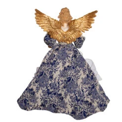Kurt Adler 17" Indigo Blue Delft Angel Christmas Tree Topper J6099 12 Kurt Adler 17" Indigo Blue Delft Angel Christmas Tree Topper J6099 -Holiday Decorations j6099 03 22843.1653408815