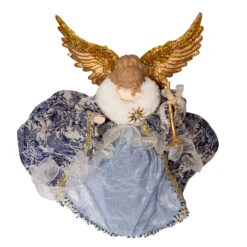Kurt Adler 17" Indigo Blue Delft Angel Christmas Tree Topper J6099 11 Kurt Adler 17" Indigo Blue Delft Angel Christmas Tree Topper J6099 -Holiday Decorations j6099 05 70425.1653408812