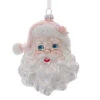 Kurt Adler 6" Glass Pink And Silver Santa Head Glass Christmas Ornament T2802 1 Kurt Adler 6" Glass Pink And Silver Santa Head Glass Christmas Ornament T2802 -Holiday Decorations t2802 51130.1678127290